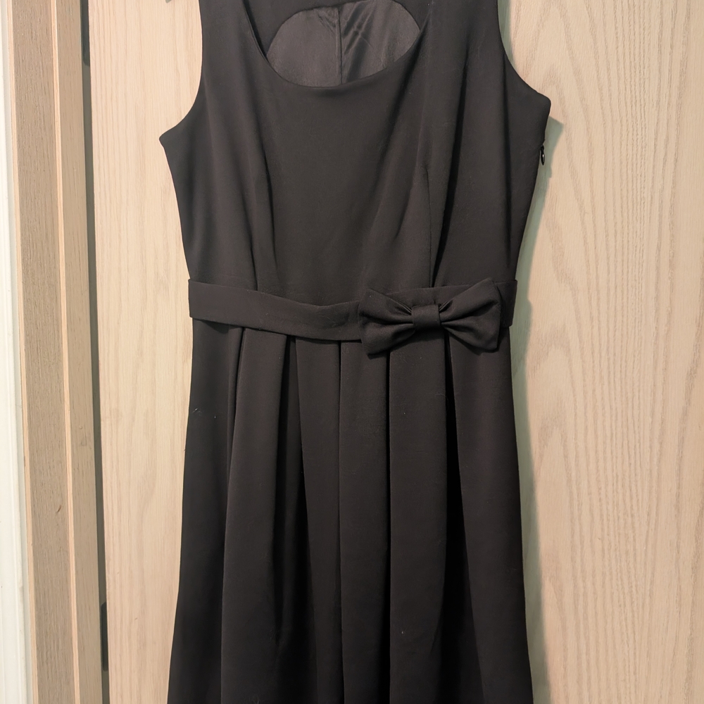 LC Lauren Conrad Black Backless Dress with Bow